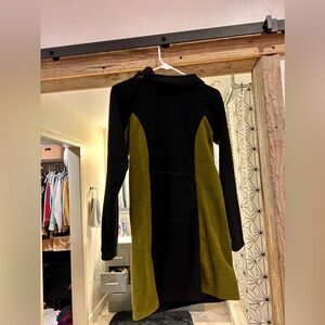 Melanzana microgrid dress